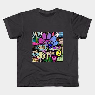 peace and heart Kids T-Shirt